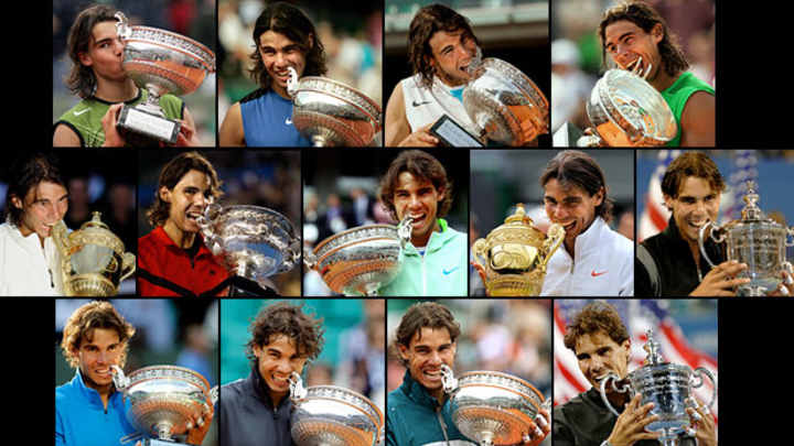 Rafael Nadal's Grand Slam Victories