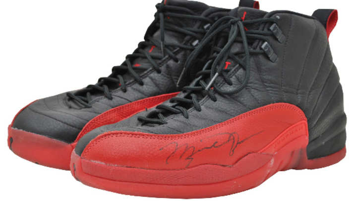 Michael Jordan's autographed 'Flu Game' sneakers to be auctioned by former Jazz ball boy