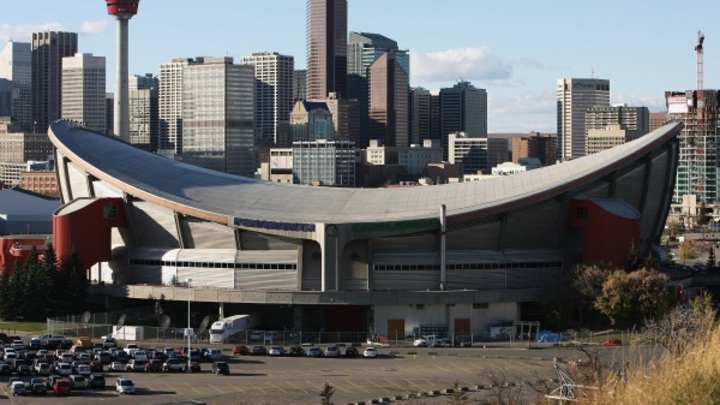 Photos: Calgary's Saddledome underwater due to flooding