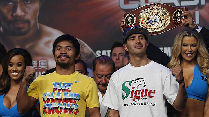 Manny Pacquiao, Brandon Rios make weight before tilt in Macao