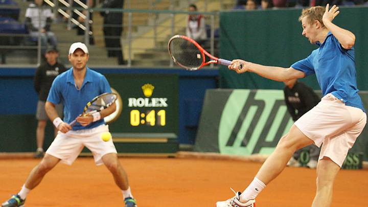 Kazakhstan downs Austria to advance to Davis Cup quarters
