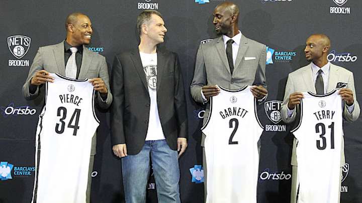 With Garnett on board, Pierce ready to move forward with Nets