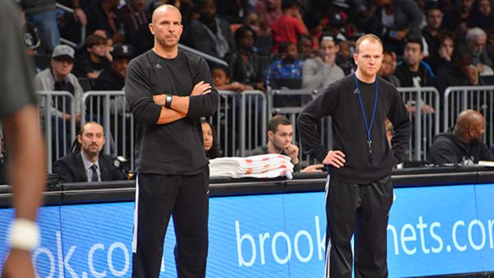 Nets coach Jason Kidd removes assistant Lawrence Frank from bench