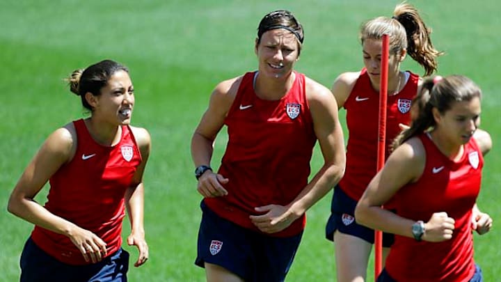 Abby Wambach three goals away from Mia Hamm's record