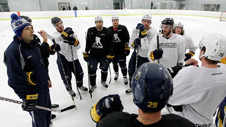 Sabres return with apology to fans for NHL lockout Sabres return with apology to fans for NHL lockout