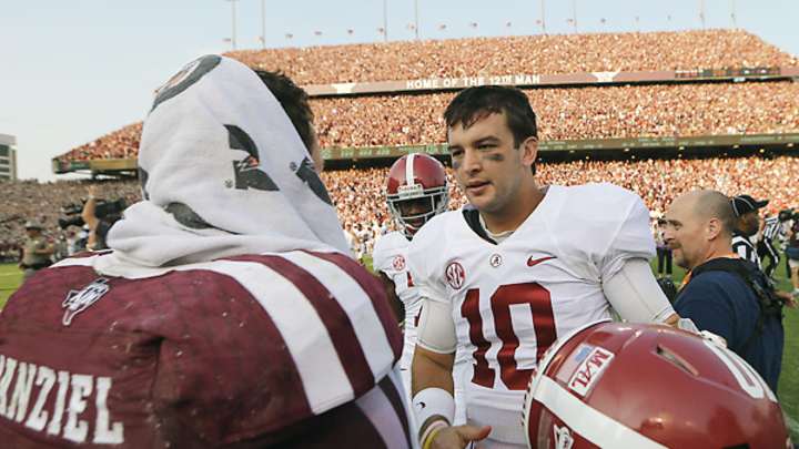 Heisman Watch Week 3: Manziel, McCarron both offer Heisman moment Heisman Watch Week 3: Manziel, McCarron both offer Heisman moment