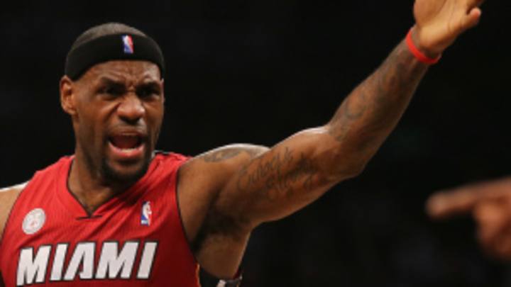 LeBron James rips into Reggie Evans following Heat win over Nets