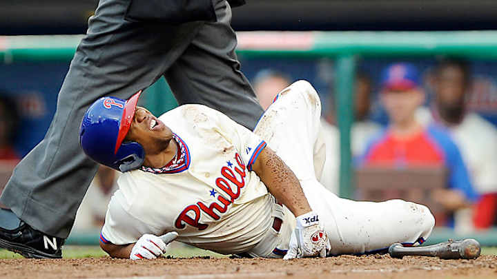 Phillies place Ben Revere on 15-day disabled list