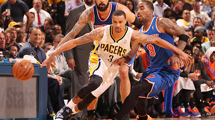 Pacers' George Hill sidelined for Game 5 with concussion