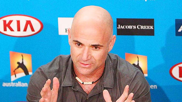 Andre Agassi on drug testing, his Australian Open pick