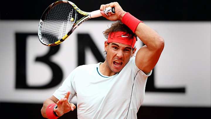 Rafael Nadal survives stern test from Ernests Gulbis at Italian Open