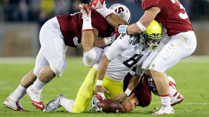 Three and Out: Stanford downs Oregon 26-20 to quash Ducks' BCS title hopes