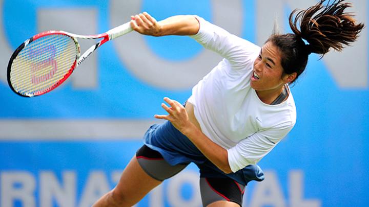 Jamie Hampton learning the ropes of being a top-30 player