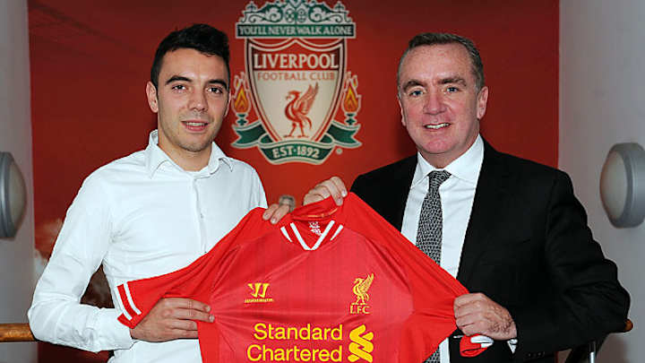 Liverpool signs Celta Vigo striker Iago Aspas