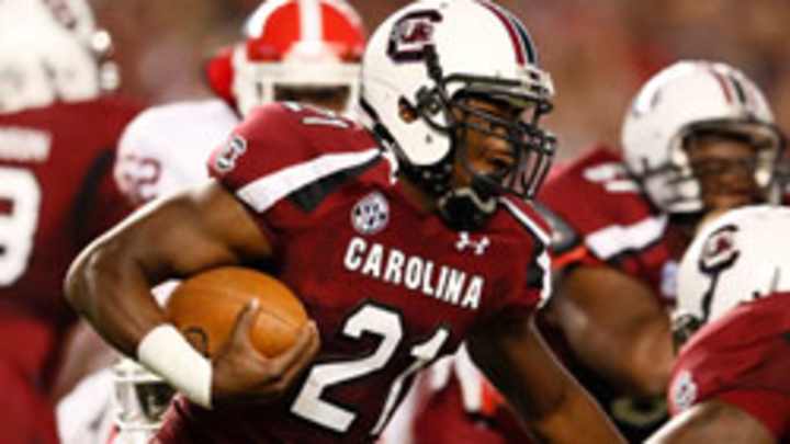 Report: 49ers RB Marcus Lattimore won't play in 2013