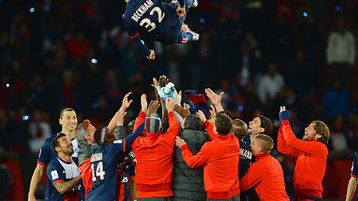 David Beckham's last match ends in celebrations