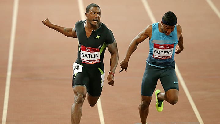 Gatlin feeling confident before racing Bolt at Golden Gala
