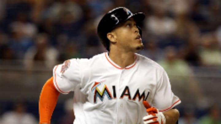 Giancarlo Stanton contract extension not on table this season: Marlins owner