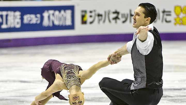 Russians edge Canadians in short program at figure skating worlds