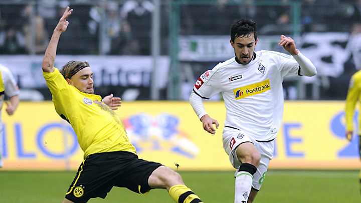 Dortmund held 1-1 at Gladbach in Bundesliga