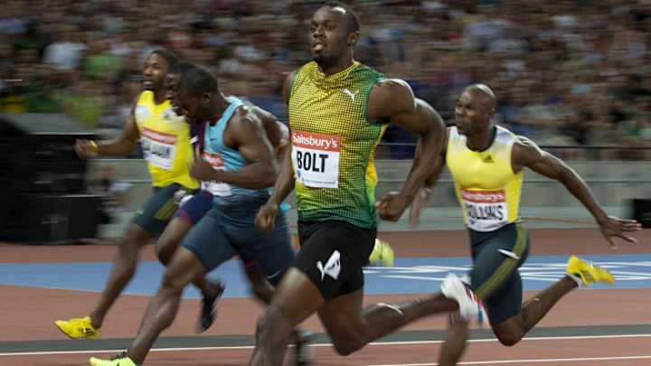 Usain Bolt wins 100 meters at Anniversary Games in London