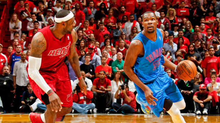 Heat's LeBron James, Thunder's Kevin Durant headline All-NBA First Team