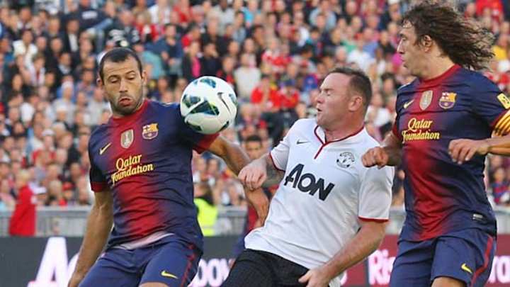 Carles Puyol, Javier Mascherano out for Champions League first leg