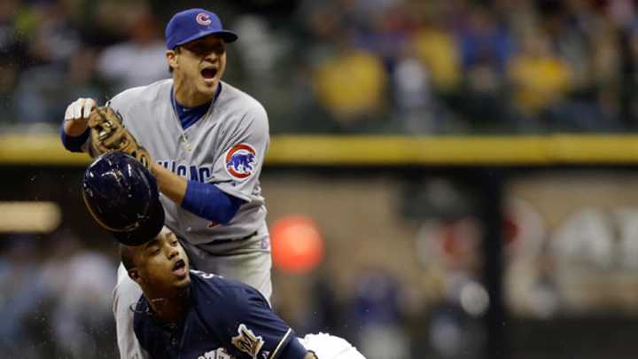 Watch Jean Segura get thrown out stealing second after having already stolen it