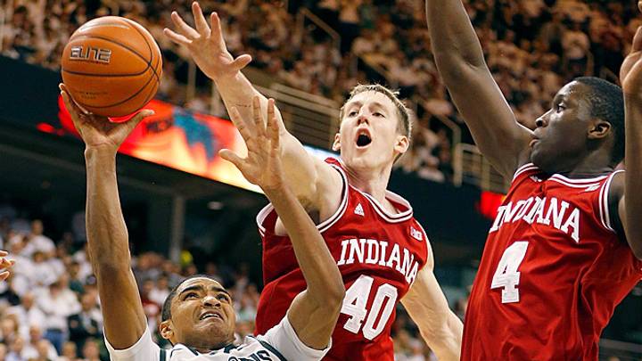 A flurry of mistakes was difference as Indiana knocked off Michigan St.