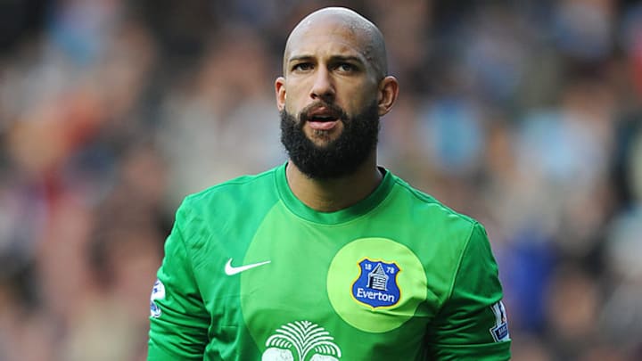 Tim Howard saves Christian Benteke penalty in Everton win at Aston Villa