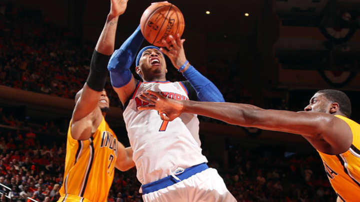 Despite changes in approach, Carmelo Anthony's offense stalls against Pacers