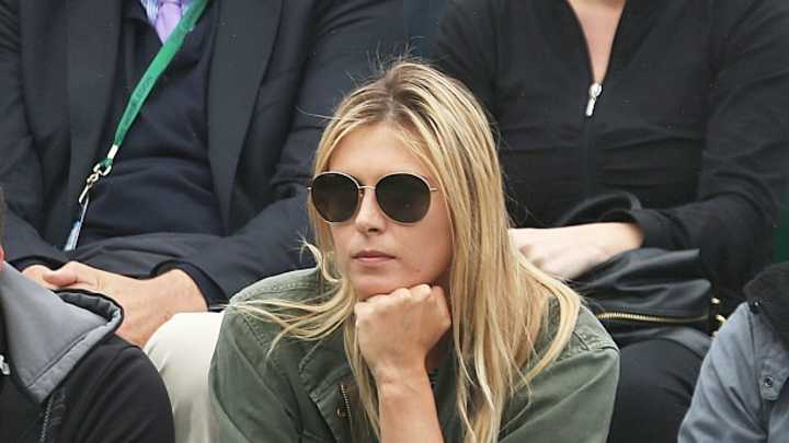 Photos: Maria Sharapova goes from competitor to spectator at Wimbledon
