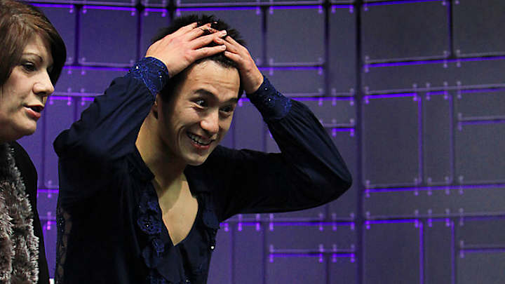 Patrick Chan sets world record figure skating score