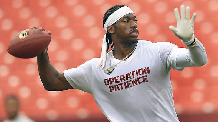 Redskins' Robert Griffin III jokes about NFL's $10K T-shirt fine