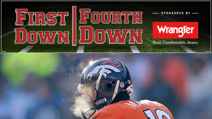 First Down/Fourth Down: John Abraham, Peyton Manning shine on NFL's snow day First Down/Fourth Down: John Abraham, Peyton Manning shine on NFL's snow day