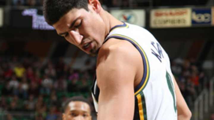 Jazz's Enes Kanter out indefinitely after dislocating shoulder