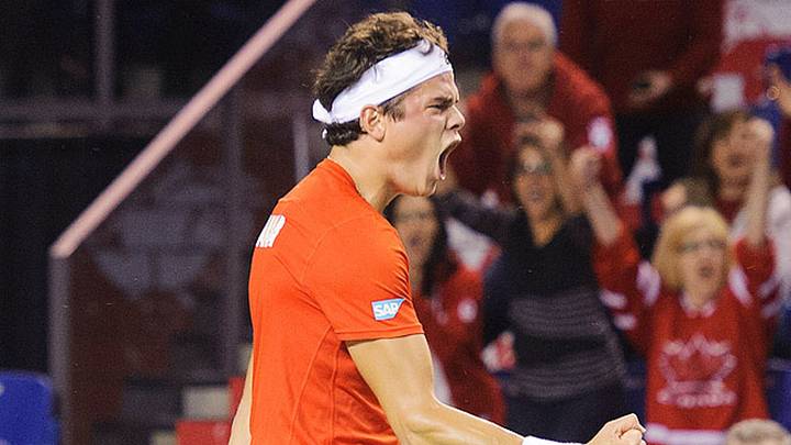 Canada evens up Davis Cup quarterfinal with Italy Canada evens up Davis Cup quarterfinal with Italy