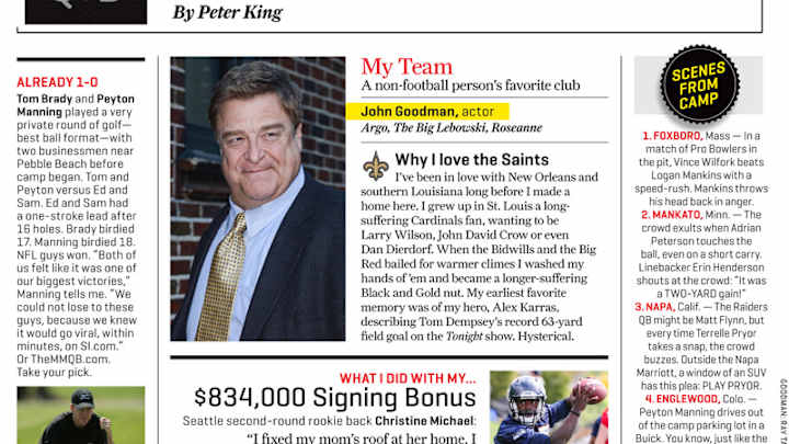 Brady, Peyton team up ... on the links; scenes from camp