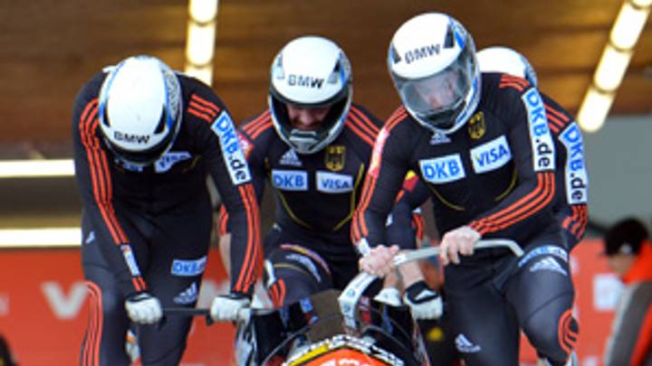 Germany's Arndt wins European 4-man bobsled title