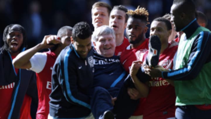 Former Arsenal captain and manager Pat Rice admitted to hospital with cancer