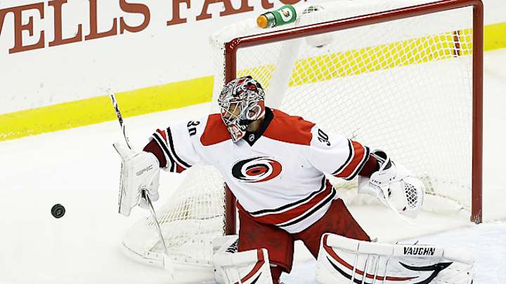 Hurricanes place goalie Cam Ward on injured reserve