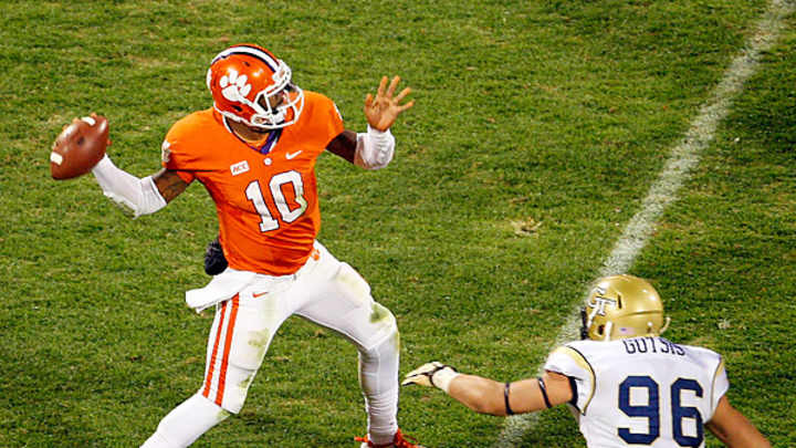 Three and Out: Tajh Boyd, No. 8 Clemson continue BCS push, rout Georgia Tech Three and Out: Tajh Boyd, No. 8 Clemson continue BCS push, rout Georgia Tech