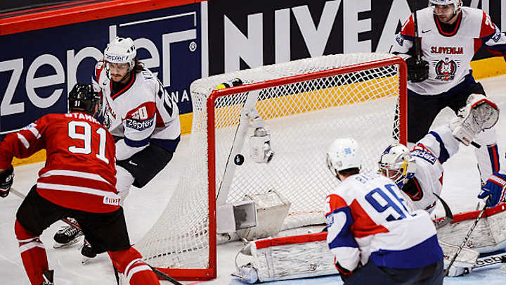 Canada beats Slovenia in overtime at world championships