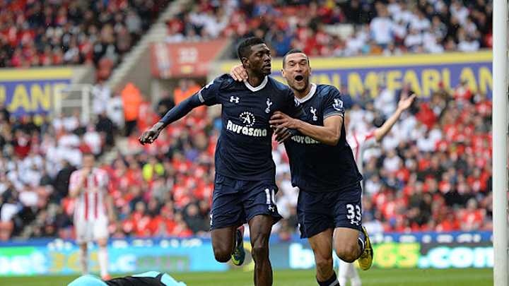 Adebayor, Dempsey lift Spurs into fourth