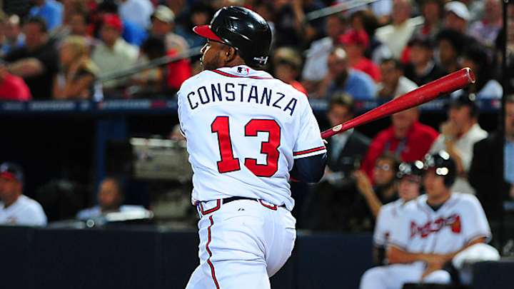 Injury-stricken Braves recall OF Jose Constanza
