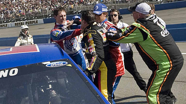 Fights and feuds boosting NASCAR's popularity