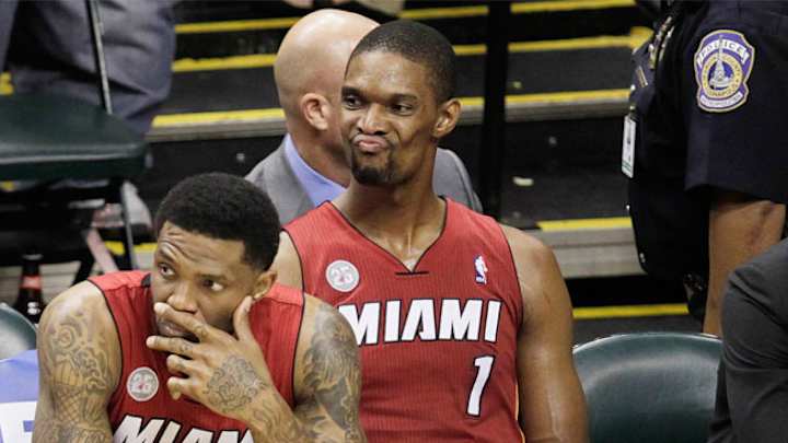 Bosh, Wade struggle again, Pacers take advantage to force Game 7