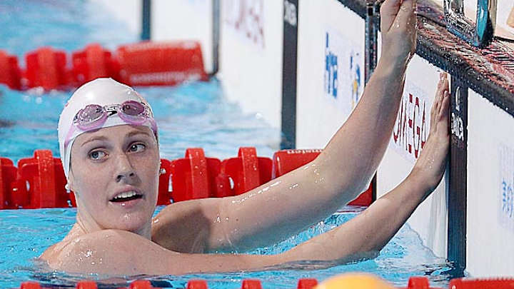 Missy Franklin continues strong start at swimming worlds