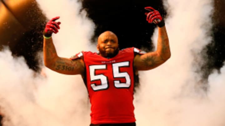 John Abraham visits with Cardinals on Wednesday