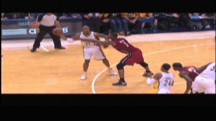 Video: Heat's LeBron James flops on Pacers' Paul George in Game 6 loss